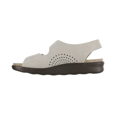 SAS Women’s Relaxed Supportive Leather Slip-On Shoe – Web Linen