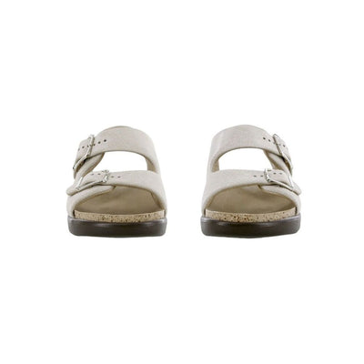 SAS Women’s Relaxed Supportive Leather Slip-On Shoe – Web Linen