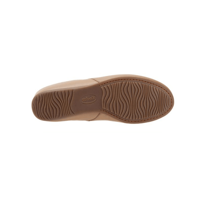 SoftWalk Sandy Women's Leather Slingback Flat - Taupe
