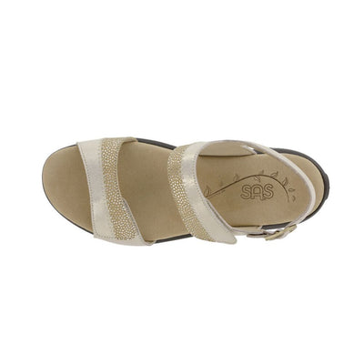 SAS Women's Nudu Handcrafted Comfort Leather Sandal - Golden