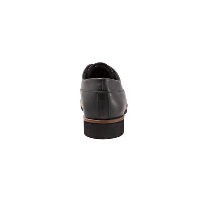 SoftWalk Whitby Women's Leather Oxford Flat - Black