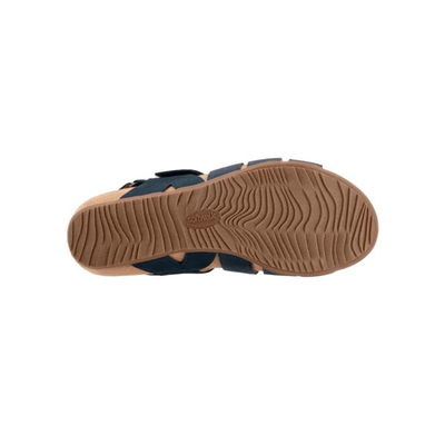 SoftWalk Women's Burnaby Fisherman Sandal - Navy Nubuck