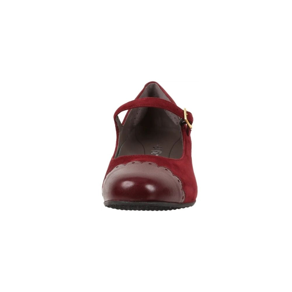SAS Women's Cate Comfort Mary Jane Pumps - Bordo