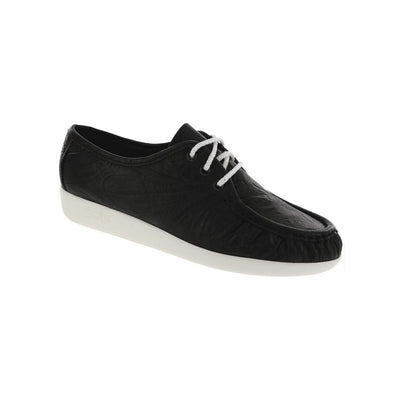 SAS Women's Siesta Comfort Slip-On Oxfords - Black Larse