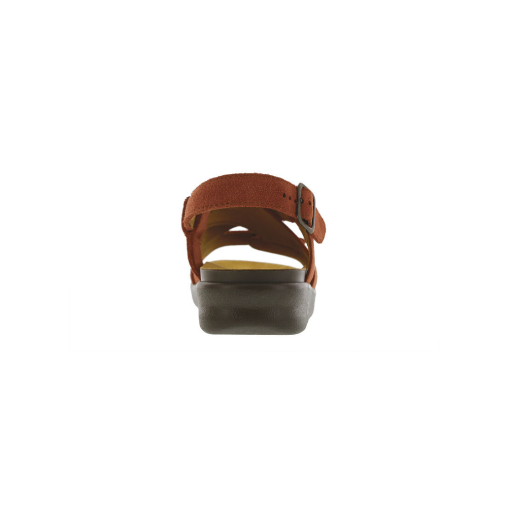 SAS Women's Huggy Cross Strap Adjustable Sandal - Rust