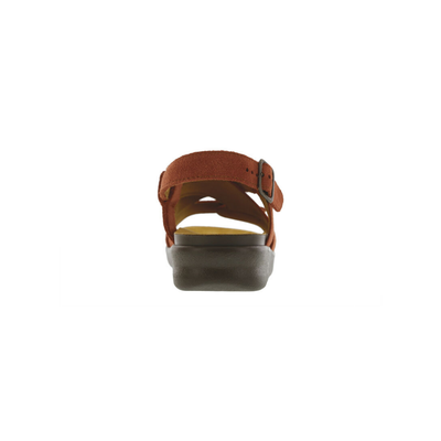 SAS Women's Huggy Cross Strap Adjustable Sandal - Rust