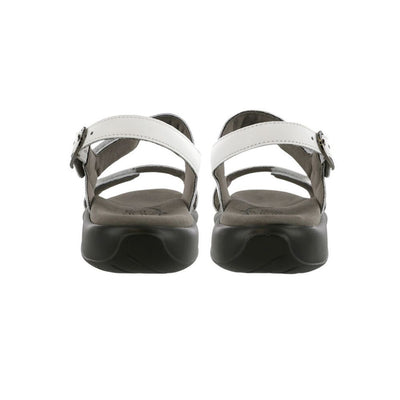 SAS Women's Nudu Handcrafted Comfort Leather Sandal - White