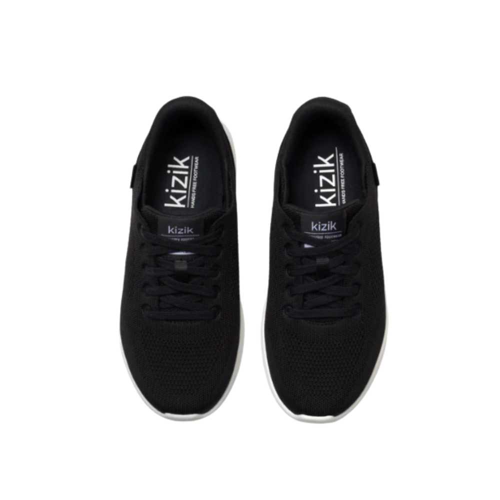 Kizik Women’s Lima 2 Hands-Free Comfort Sneakers - Black/Bright White