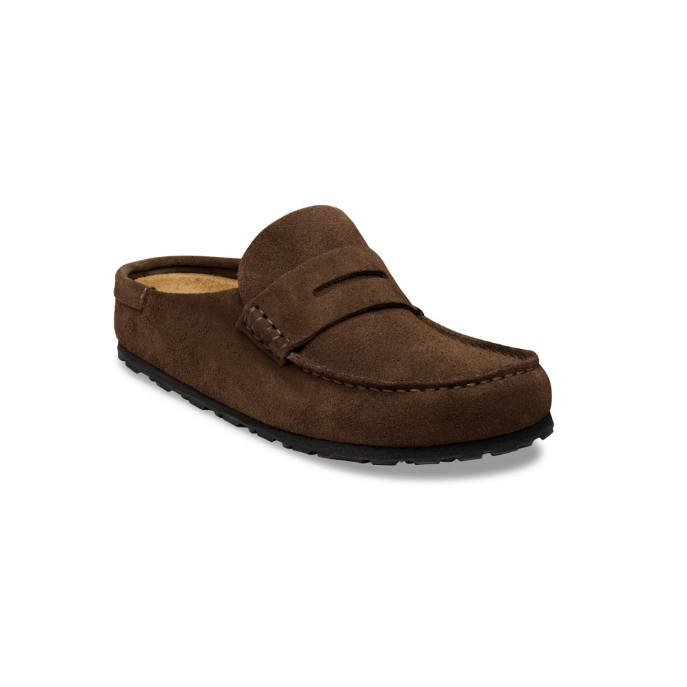 Birkenstock Unisex Naples Wrapped Suede Leather Clogs - Carafe