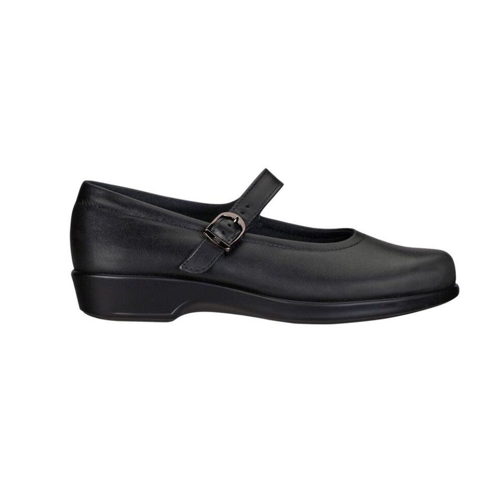 SAS Women's Maria Dress Leather Casual Slip-On – Black