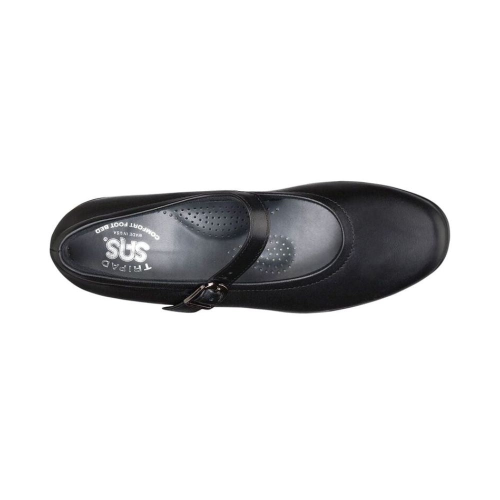 SAS Women's Maria Dress Leather Casual Slip-On – Black