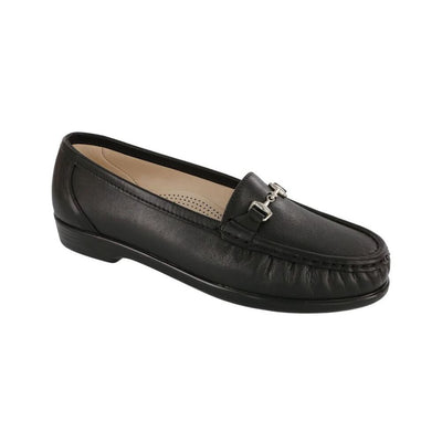SAS Women's Metro Leather Oxford Shoe - Smooth Black