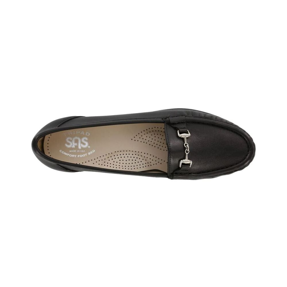 SAS Women's Metro Leather Oxford Shoe - Smooth Black
