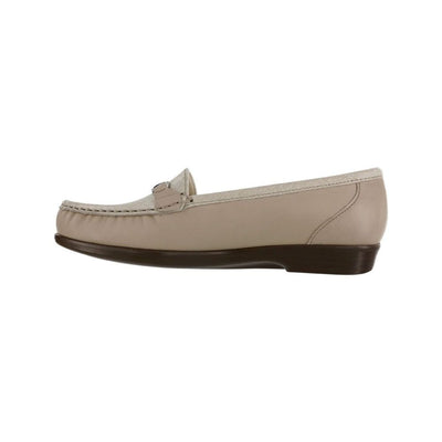 SAS Women's Metro Leather Oxford Shoe - Taupe / Linen Web