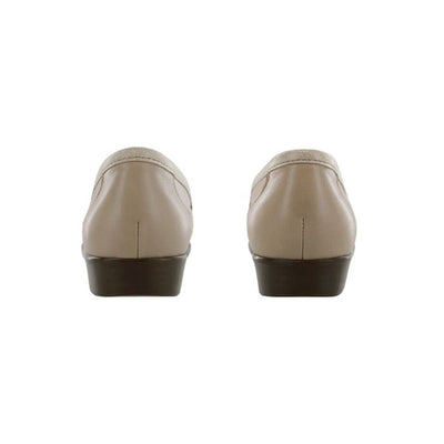 SAS Women's Metro Leather Oxford Shoe - Taupe / Linen Web