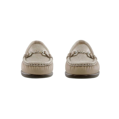 SAS Women's Metro Leather Oxford Shoe - Taupe / Linen Web