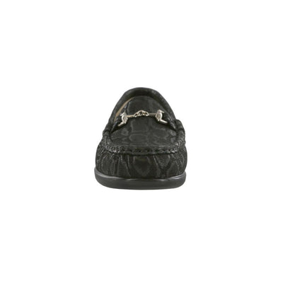 SAS Women's Metro Leather Oxford Shoe - Nero Snake