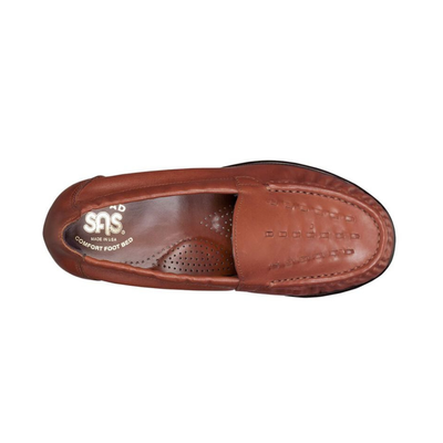 SAS Women’s Weave Handcrafted Comfort Clog – Chestnut
