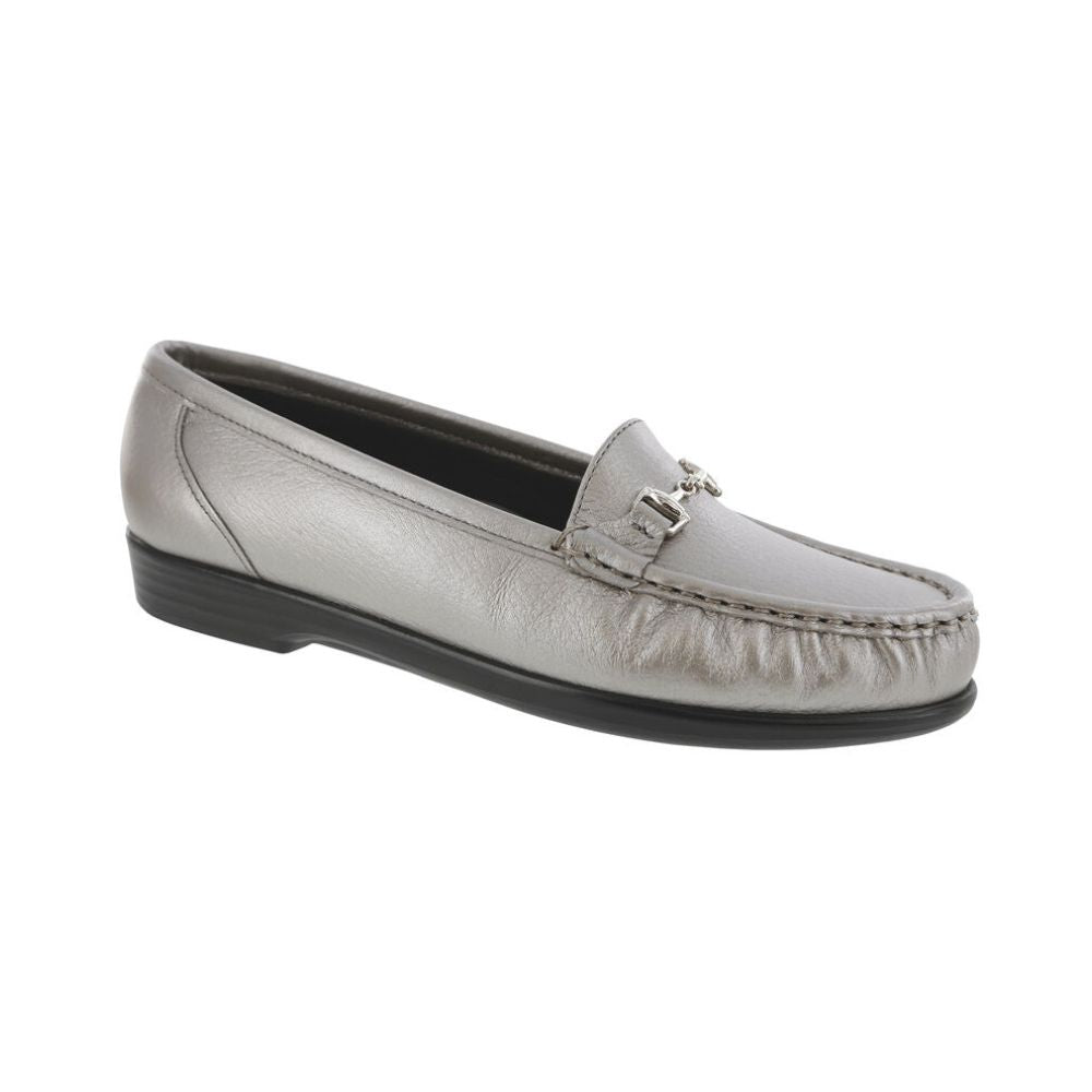 SAS Women's Metro Leather Oxford Shoe - Pewter