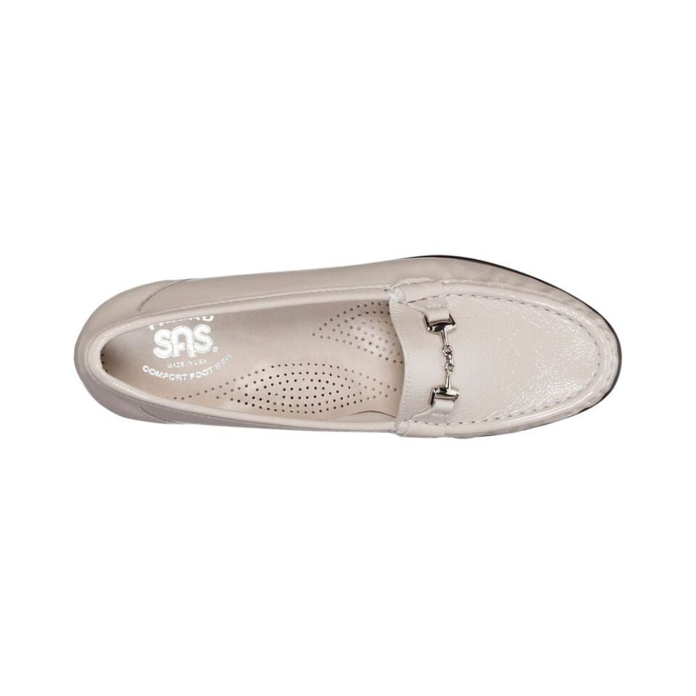 SAS Women's Metro Leather Oxford Shoe - Bone Patent