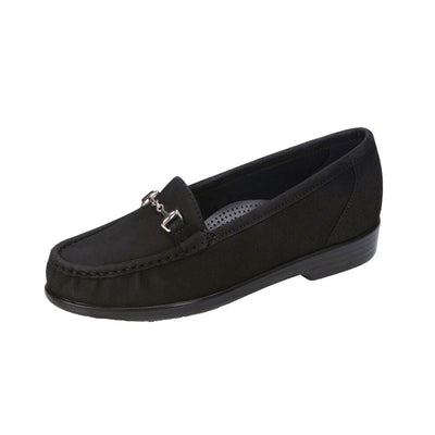SAS Women's Metro Leather Oxford Shoe - Charcoal Nubuck