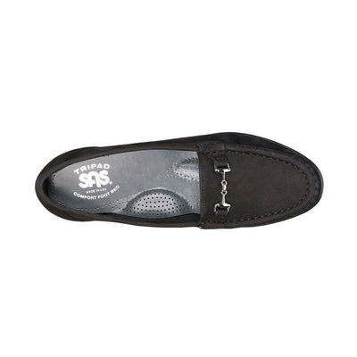 SAS Women's Metro Leather Oxford Shoe - Charcoal Nubuck