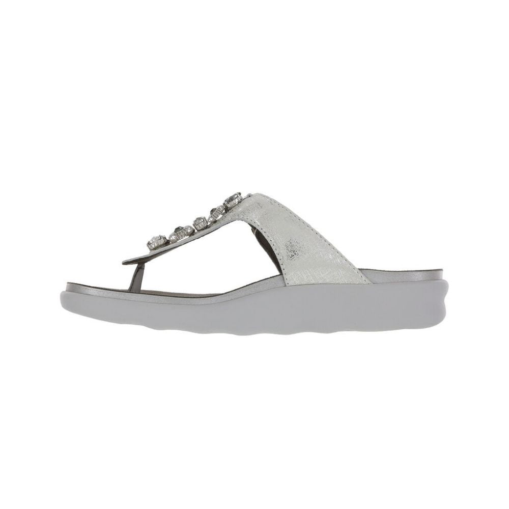 SAS Women’s Dazzle Sandal - Shiny Silver 5
