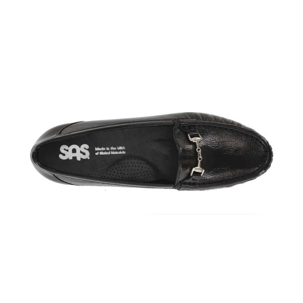 SAS Women's Metro Leather Oxford Shoe - Black Patent