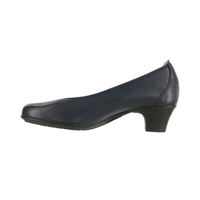 SAS Women’s Milano Leather Comfort Pump – Navy