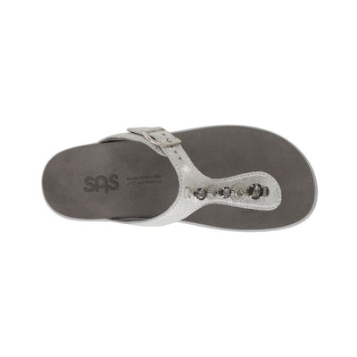 SAS Women’s Dazzle Sandal - Shiny Silver 2