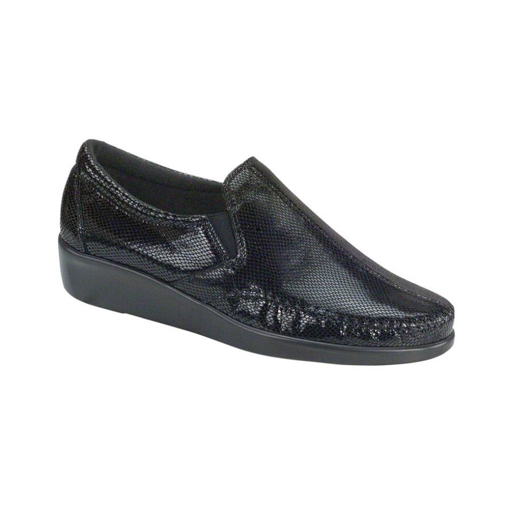 SAS Women’s Dream Comfort Loafer – Black Snake