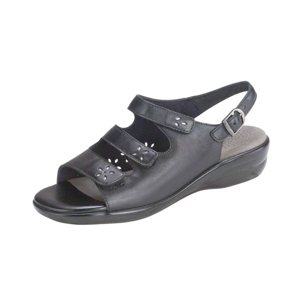 SAS Women's Quatro Walking Slingback Sandal – Black