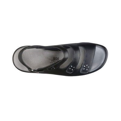 SAS Women's Quatro Walking Slingback Sandal – Black