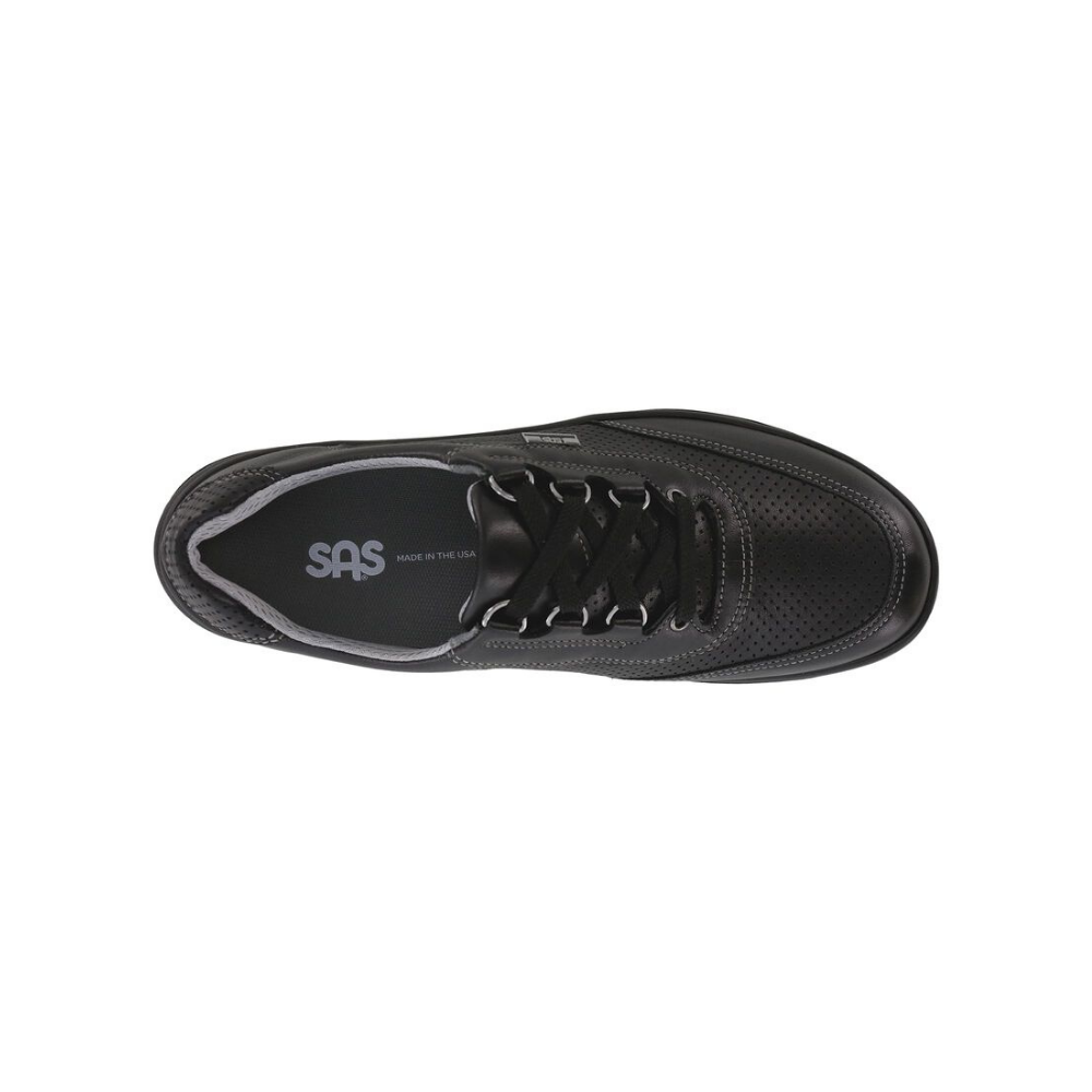 SAS Women's Sporty Lux Athletic Walking Shoe – Black Perf