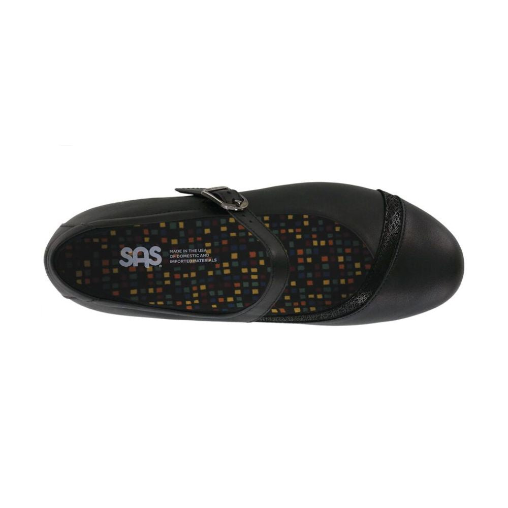 SAS Women's Clare Non-Slip Loafer – Black / Black Web