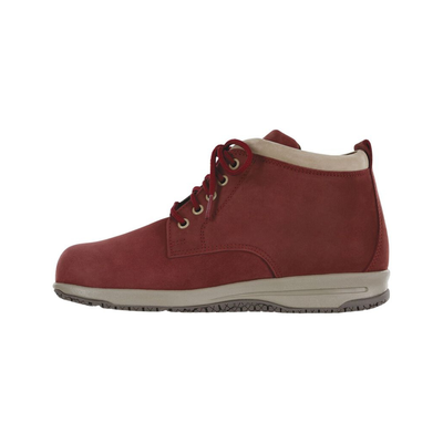 SAS Women's Gretchen Lace-Up Slip-Resistant Boot – Red / Taupe