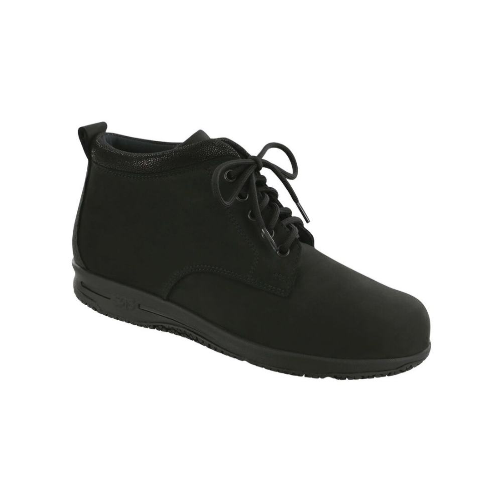 SAS Women's Gretchen Lace-Up Slip-Resistant Boot – Black / Moondust