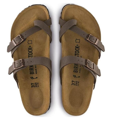 Birkenstock Women's Mayari Graceful Mocha Flat Sandal