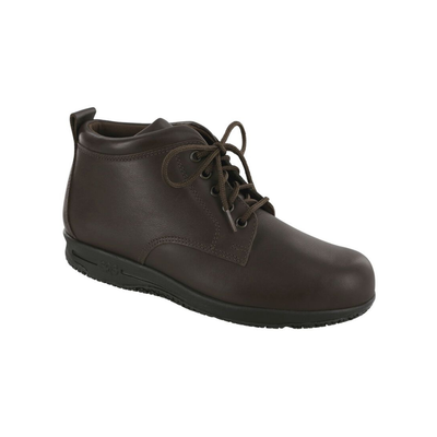 SAS Women's Gretchen Lace-Up Slip-Resistant Boot  – Dark Brown