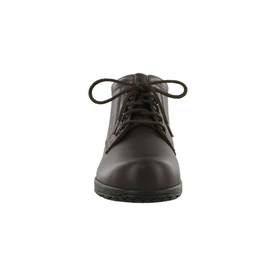 SAS Women's Gretchen Lace-Up Slip-Resistant Boot  – Dark Brown