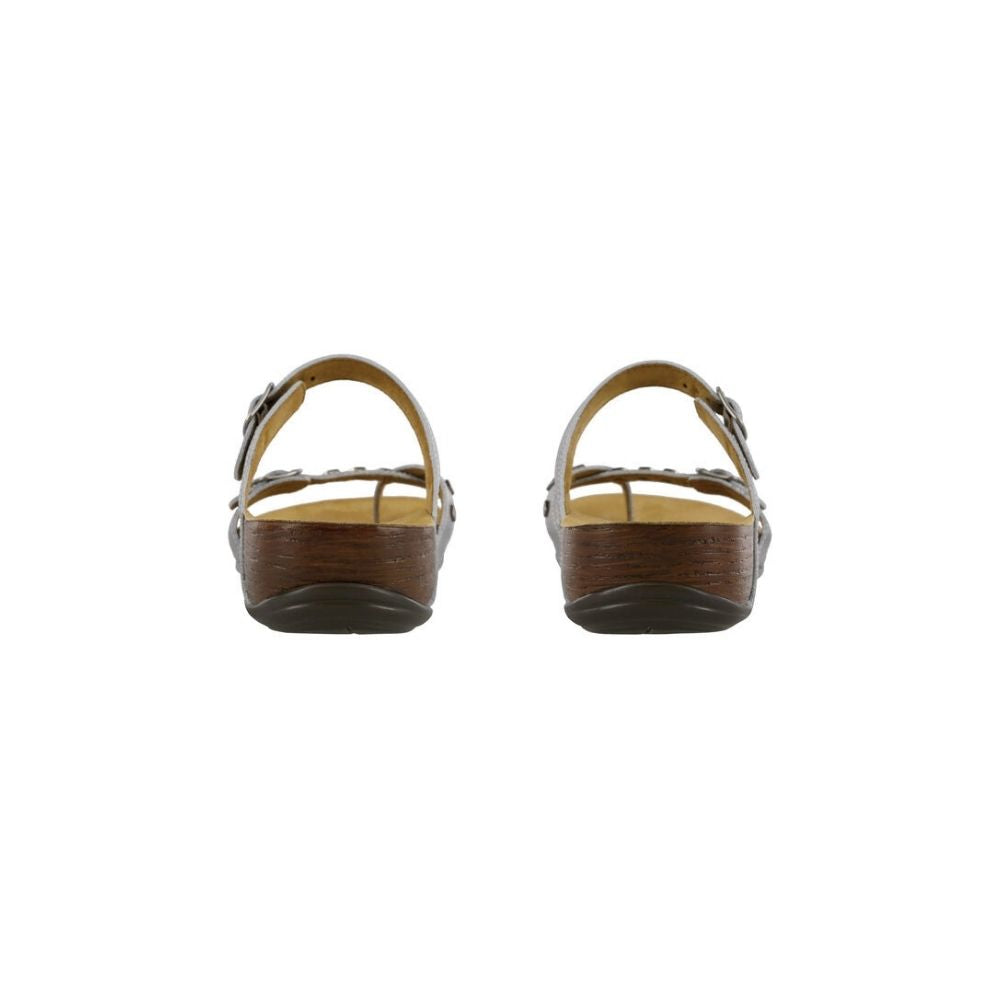 SAS Women’s Jett Toe Loop Slide - Sandal - Steel 6