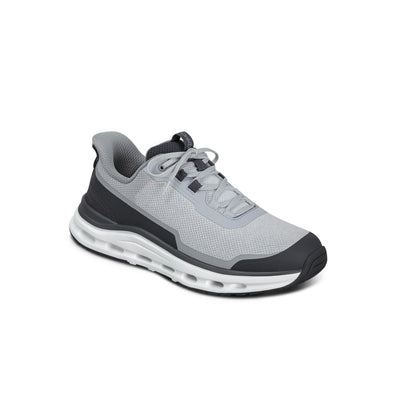 Orthofeet Shoe Journey Men’s Hands-Free Sneaker - Gray/Black - Structured Slip-On 2