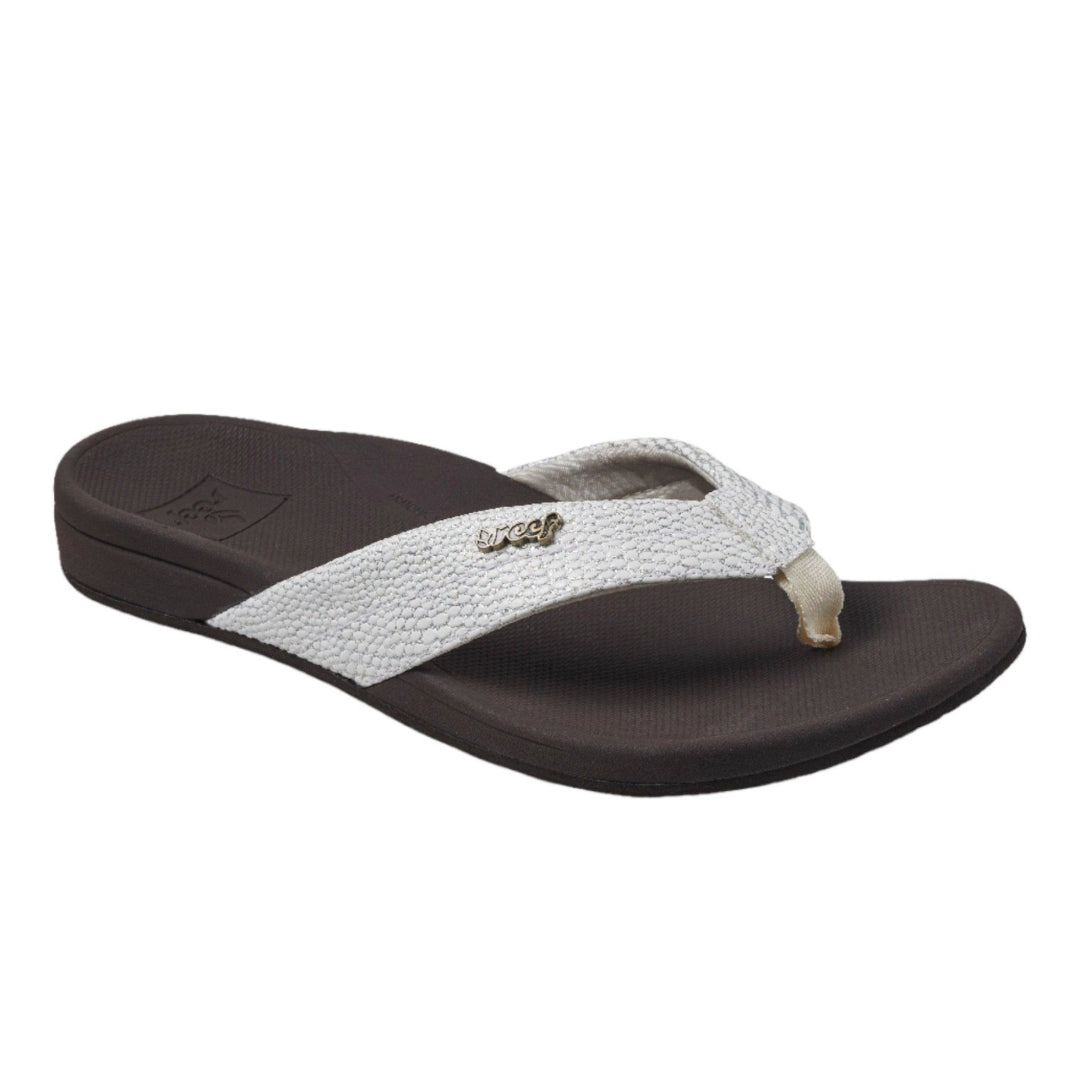 Reef Ortho-Spring Brown/ White Women's Flip-Flop Sandal