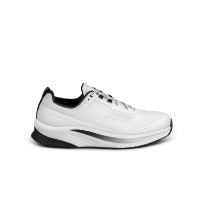 Orthofeet Men’s Race Comfort Walking - Spacious Fit Athletic Shoe - White