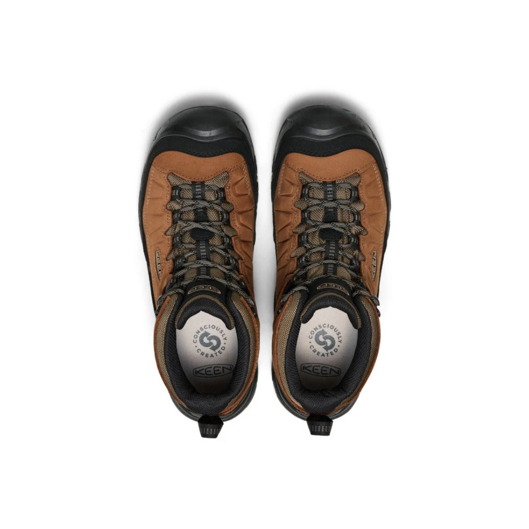 Keen Men's Targhee IV Waterproof Hiking Boot Bison / Black 3