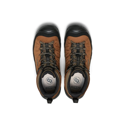 Keen Men's Targhee IV Waterproof Hiking Boot Bison / Black 3