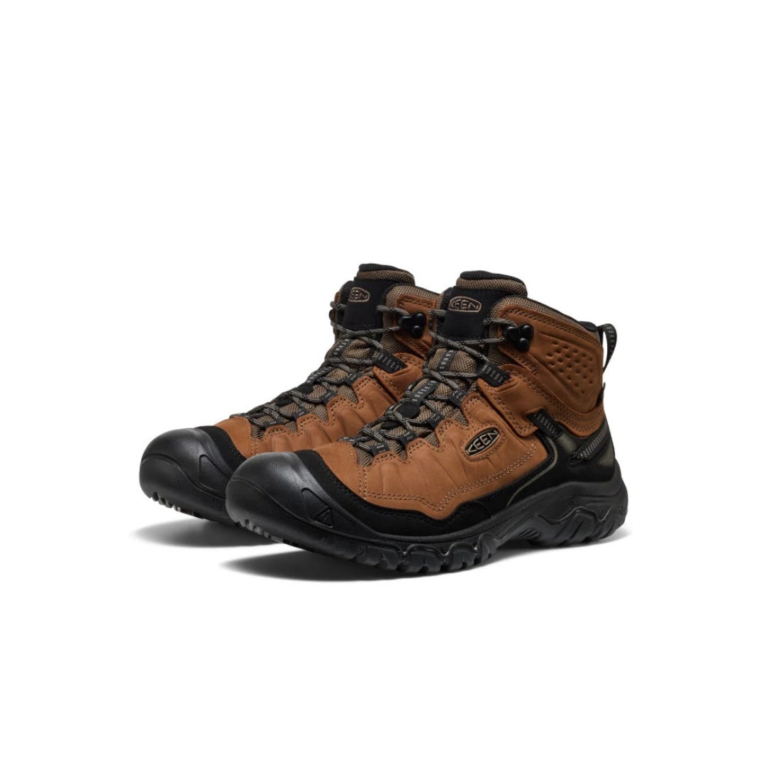 Keen Men's Targhee IV Waterproof Hiking Boot Bison / Black 2
