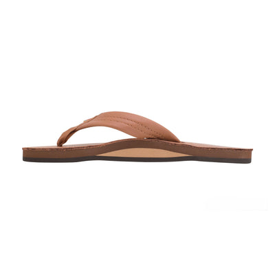 Rainbow Sandals Women's Single Layer Wide Strap Tan with Brown Sandal 4