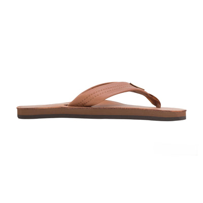 Rainbow Sandals Women's Single Layer Wide Strap Tan with Brown Sandal 2