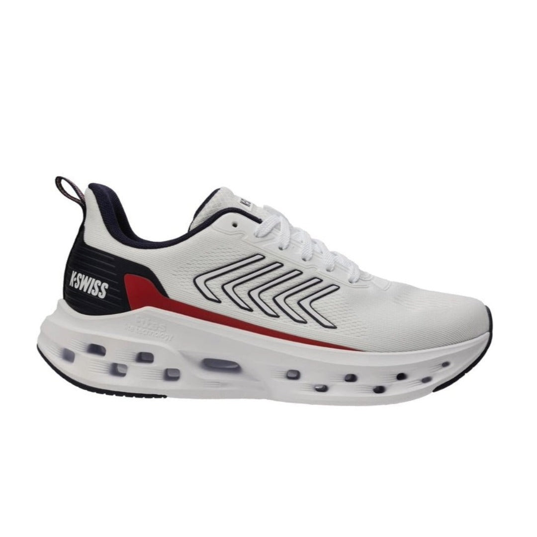 K.Swiss Men's Meleose Tubes Lite White / Navy / Red Sneaker 1